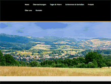 Tablet Screenshot of gasthof-ohrnbachtal.de